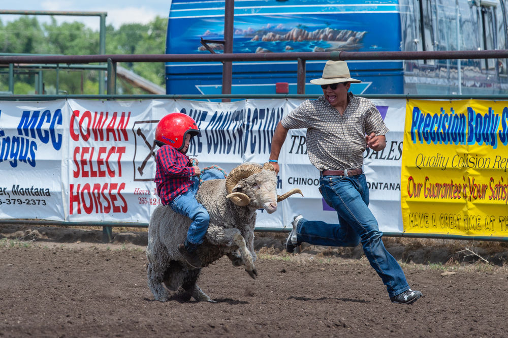 Sports Photos Ropin' and Ridin' at the Blaine County Fair... Havre